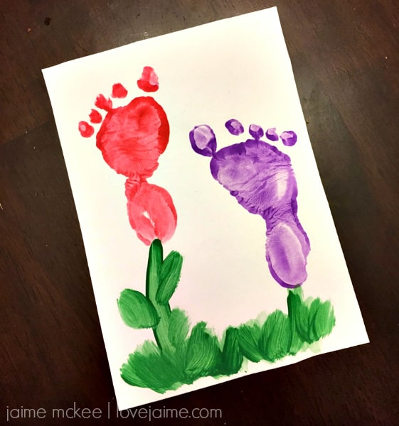 footprint flowers